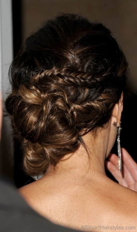 Fishtail Bun Hairstyle