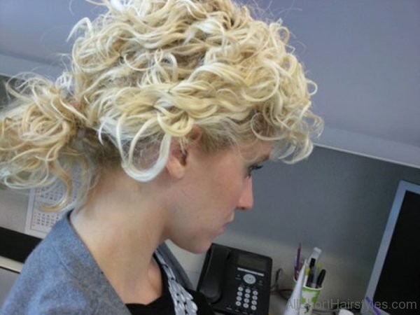 Funky Blonde Hairstyle