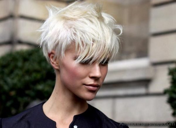 Funky Blonde Undercut Hairstyle