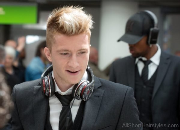 Funky Spiky Hairstyle Of Marco Reus