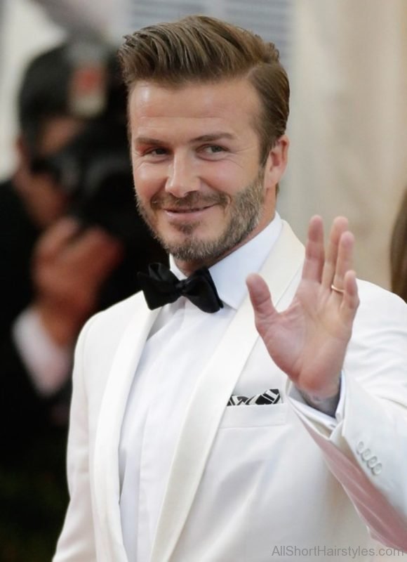 Funky Undercut Hairstyle Of David Beckham