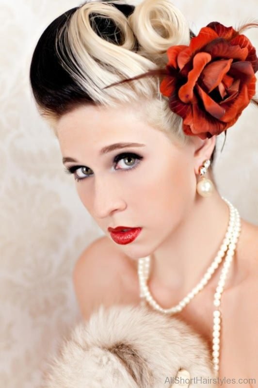 Gorgeous Retro Wedding Hairstyles