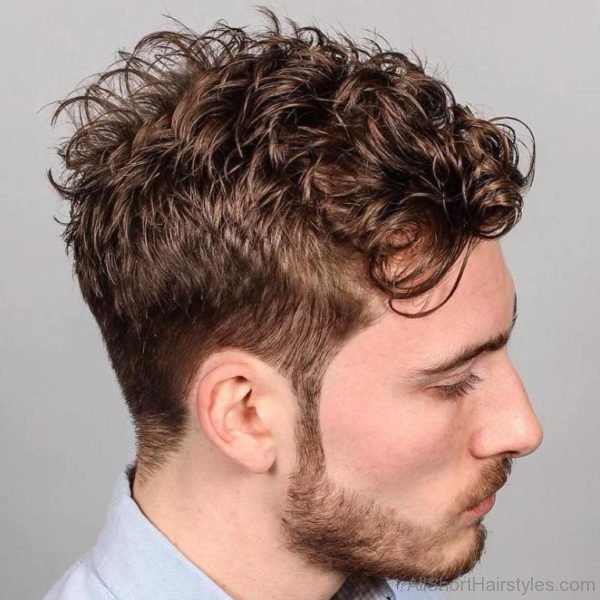 Handsomely Tousled Curls Hairstyle