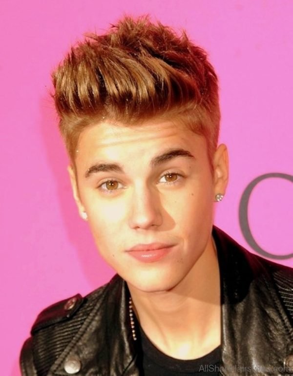 Justin Bieber Stylish Spiky Hairstyle 