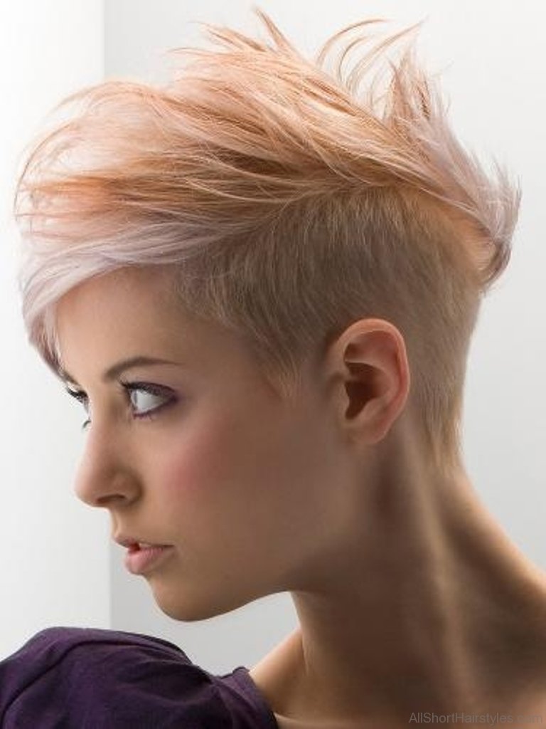 70 Adorable Short Undercut Hairstyle For Girls.