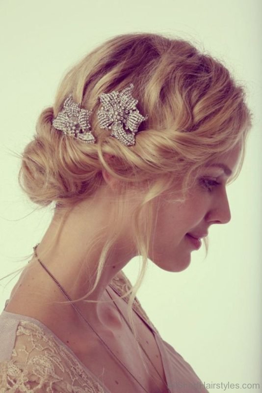Lovely Wedding Updo Hairstyle