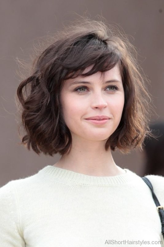 Medium Bob Hairstyle Short Haircuts for Wavy Hair