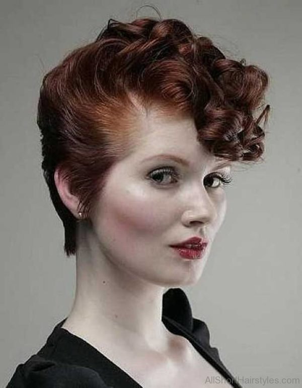 Mind Blowing Very Short Curly Hairstyle For Girls