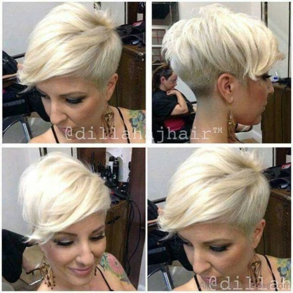 Nice Short Undercut Hairstyle For Women