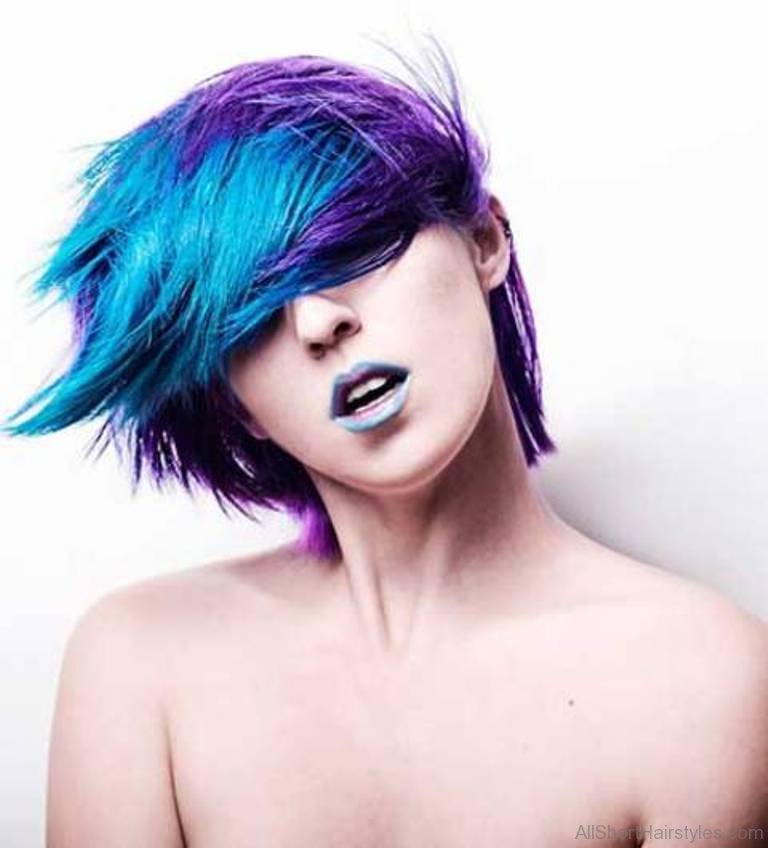 70 Colored Short Funky Hairstyle For Women 