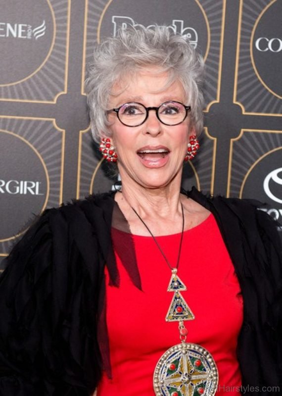 Rita Moreno Short Grey Hair