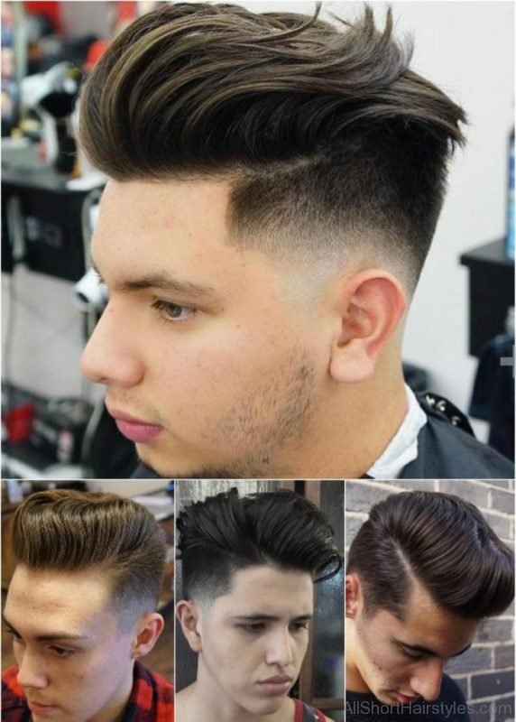 Short Pompadour Haircut