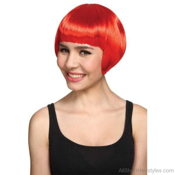 Short Red Bob Hairstyle