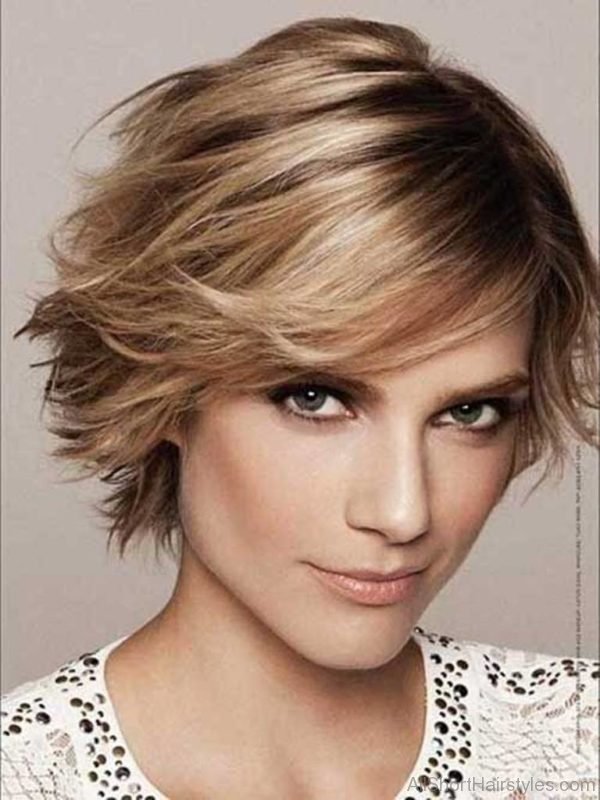 Short Straight Choppy Hair Wavy Look