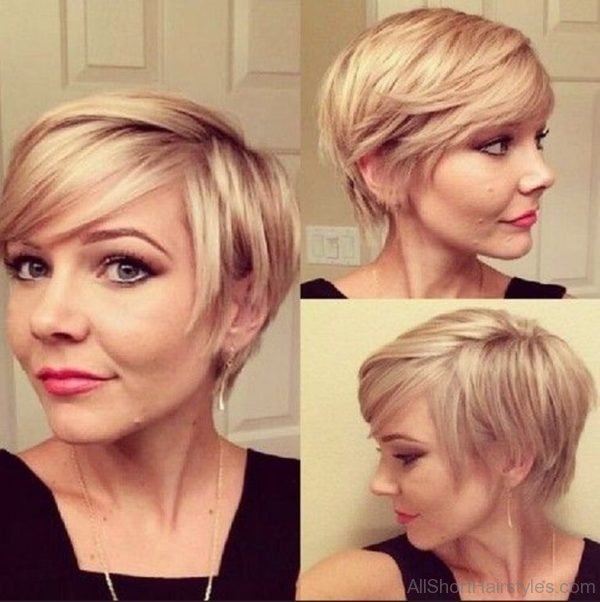 Short layered bob hairstyle Image