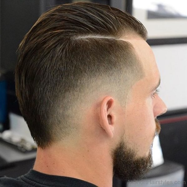 Side Undercut with Fade Hairstyle