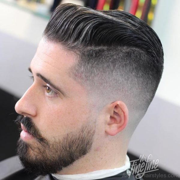 Smooth Slick Backed Hairstyle