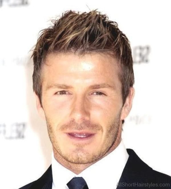 Spiky Hairstyle Of David Beckham