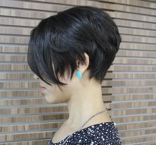 Stacked Layered Bob Hairstyle