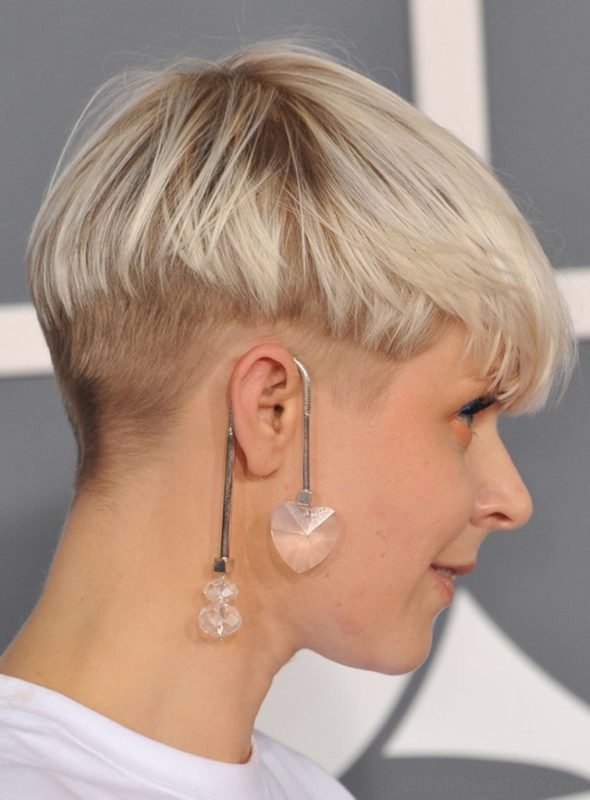 Stunning Blonde Undercut Hairstyle