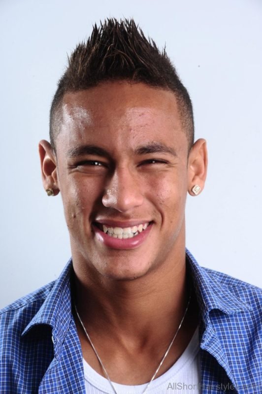 Stylish Hairstyle Of Neymar
