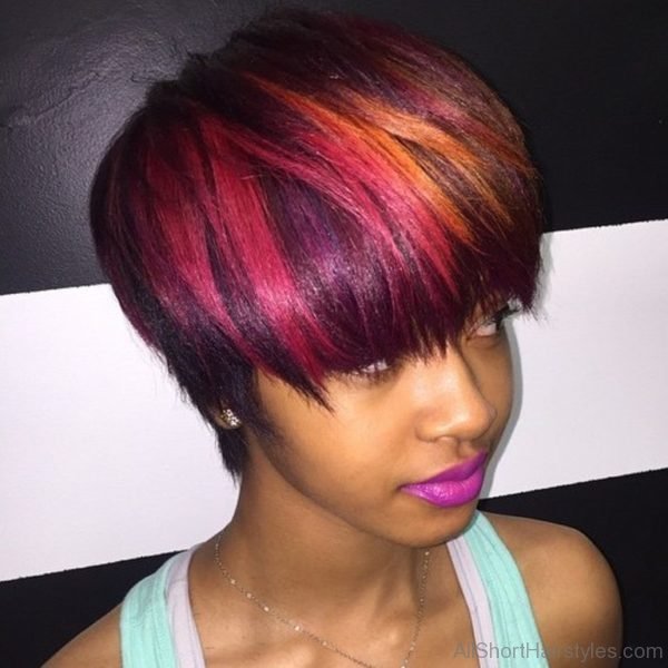 Sunset Colored Hairstyle