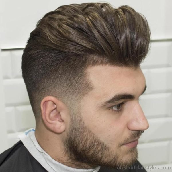 Textured Pompadour Hairstyle