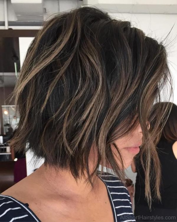 Twisted Balayage Layers Short Hairstyle