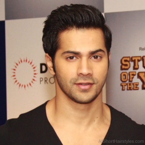 Varun Dhawan Short Wavy Hairstyle