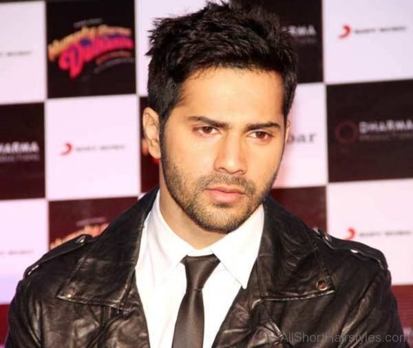 Varun Dhawan Undercut Spiky Hairstyle